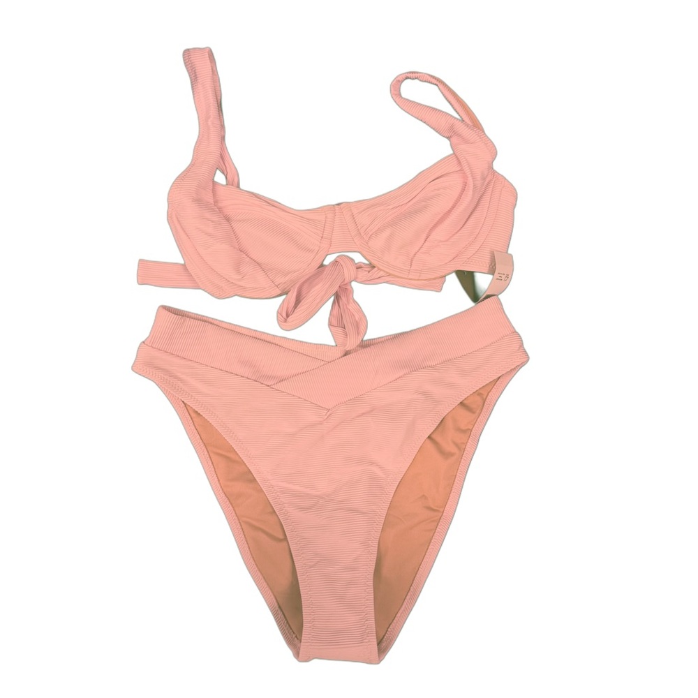 J. Crew Pink Bikini Swim Set